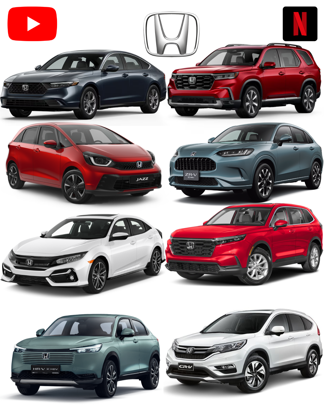 Youtube & Netflix AI-Box for Honda